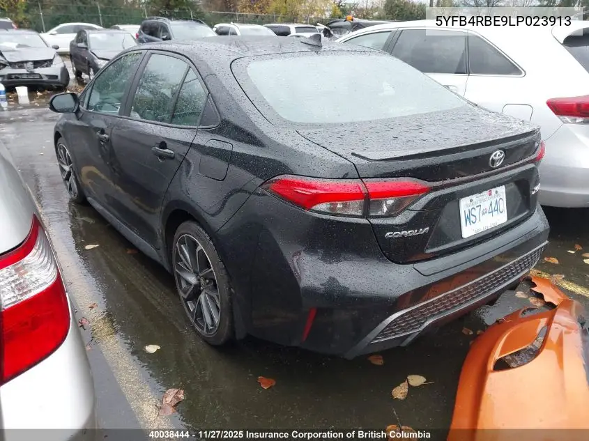 5YFB4RBE9LP023913 2020 Toyota Corolla Se/Xse