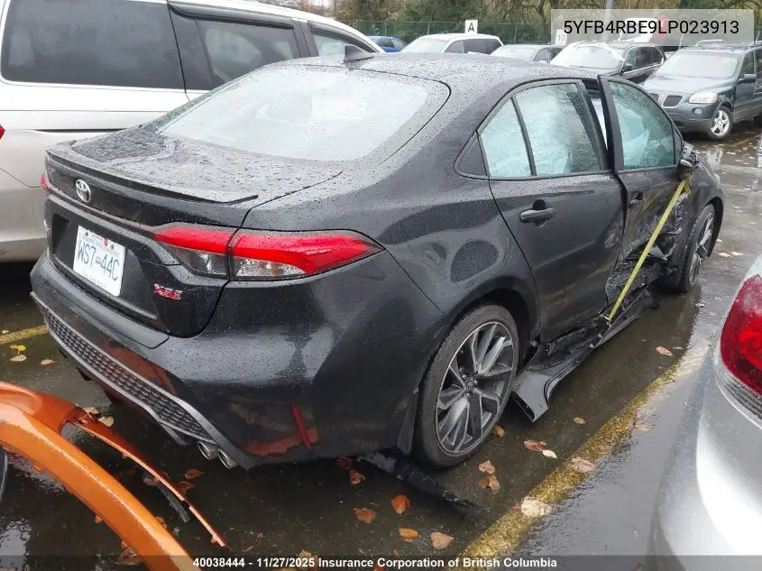 5YFB4RBE9LP023913 2020 Toyota Corolla Se/Xse