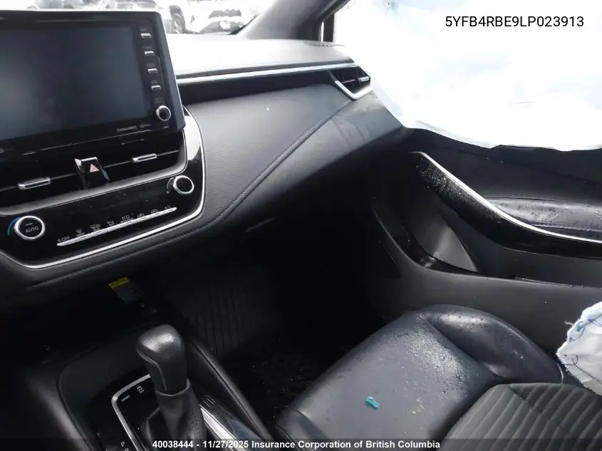 5YFB4RBE9LP023913 2020 Toyota Corolla Se/Xse