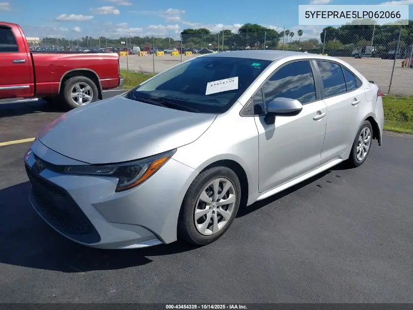 5YFEPRAE5LP062066 2020 Toyota Corolla Le
