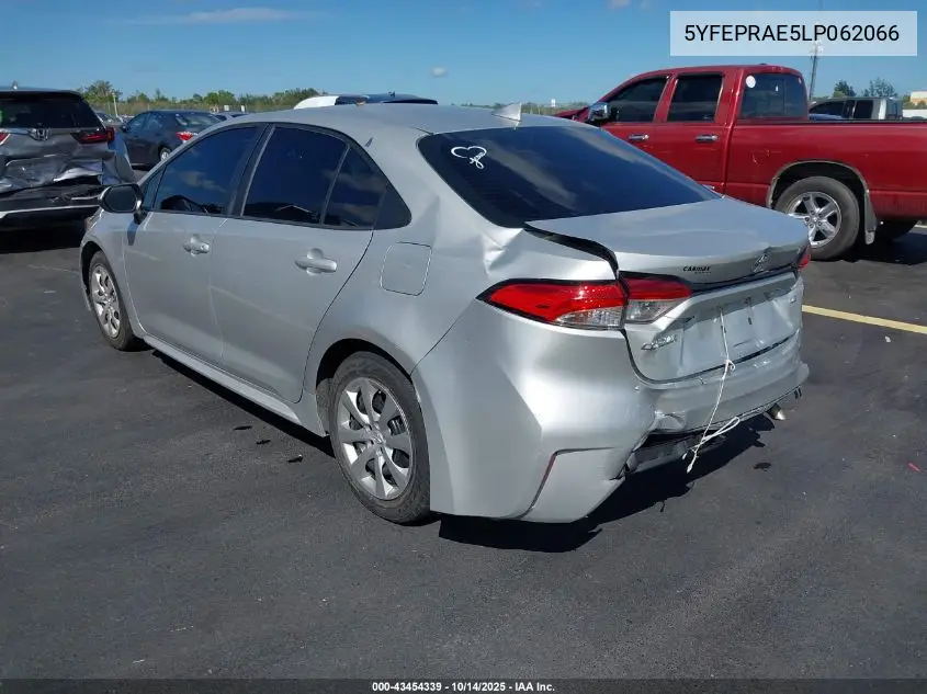 5YFEPRAE5LP062066 2020 Toyota Corolla Le