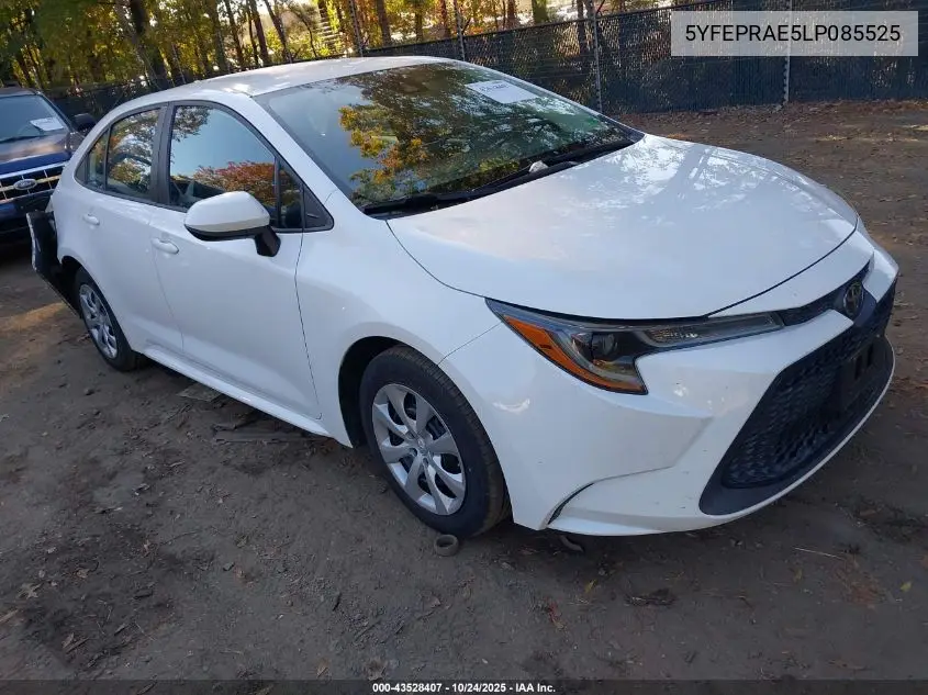 5YFEPRAE5LP085525 2020 Toyota Corolla Le