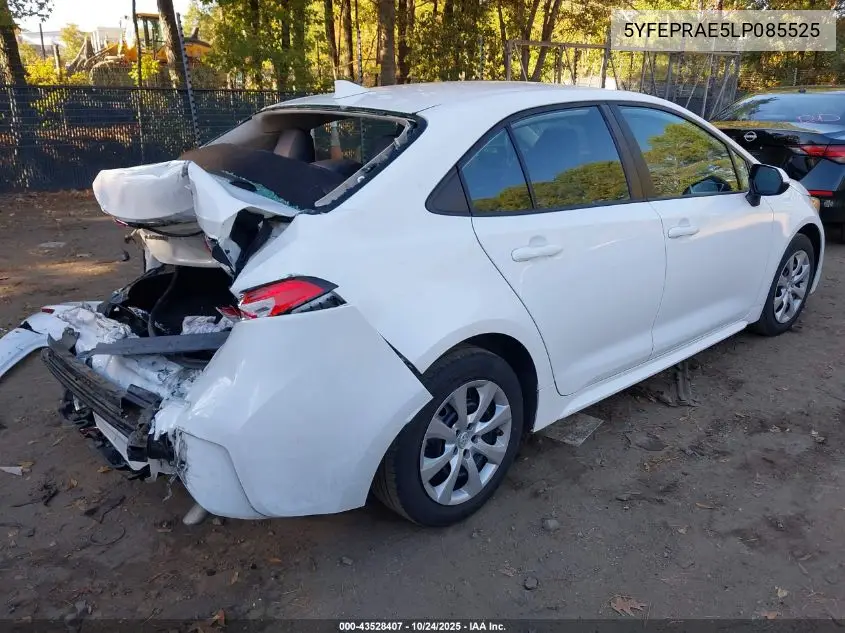 5YFEPRAE5LP085525 2020 Toyota Corolla Le