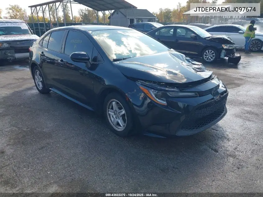 JTDEPRAEXLJ097674 2020 Toyota Corolla Le
