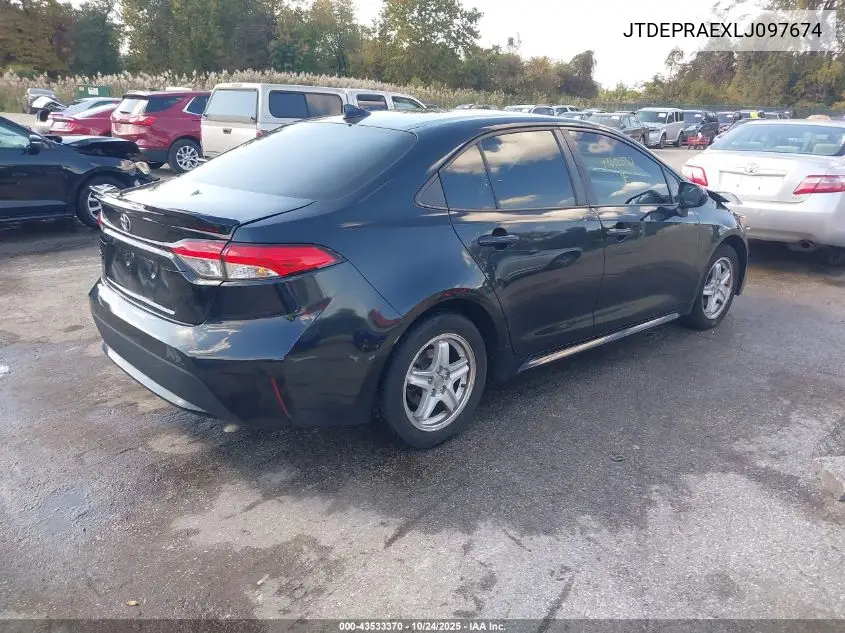 JTDEPRAEXLJ097674 2020 Toyota Corolla Le