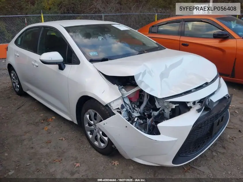 5YFEPRAEXLP056408 2020 Toyota Corolla Le