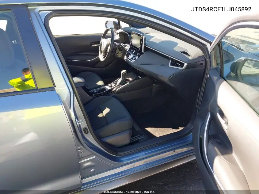 JTDS4RCE1LJ045892 2020 Toyota Corolla Se