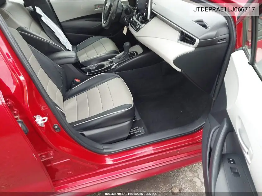 JTDEPRAE1LJ066717 2020 Toyota Corolla Le
