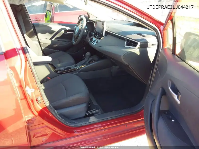 JTDEPRAE3LJ044217 2020 Toyota Corolla Le