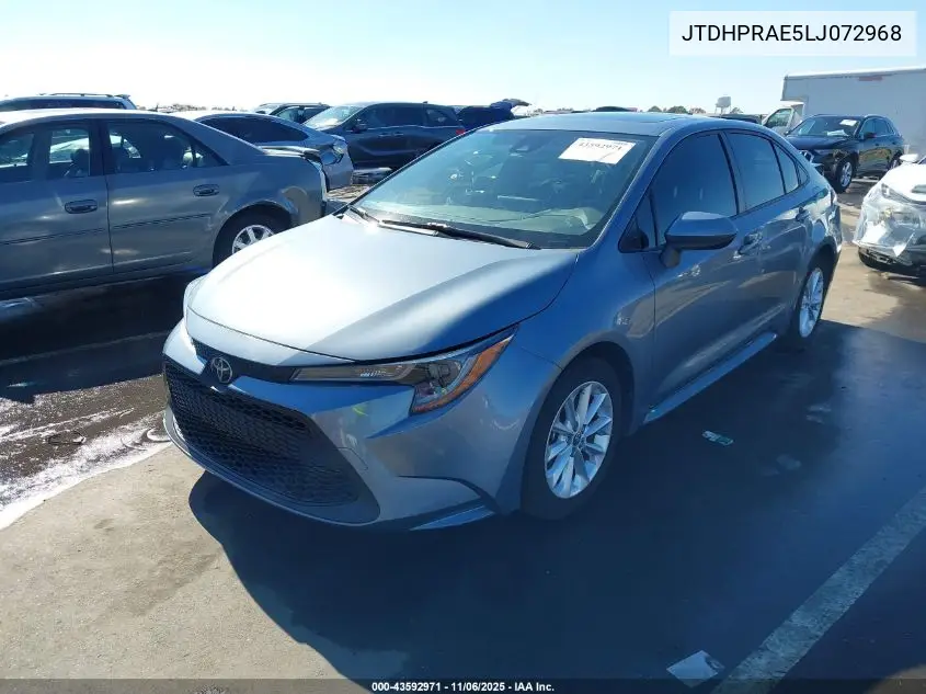 JTDHPRAE5LJ072968 2020 Toyota Corolla Le