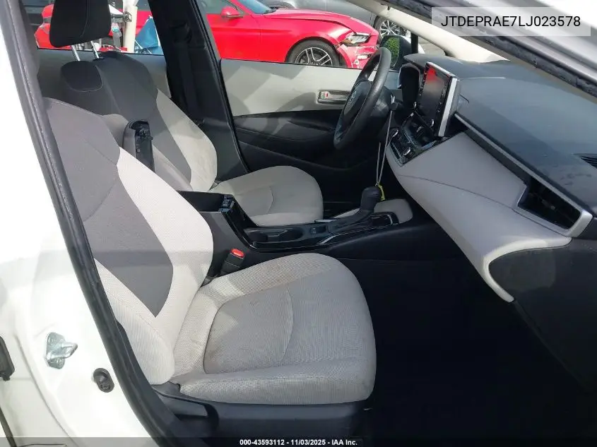 JTDEPRAE7LJ023578 2020 Toyota Corolla Le