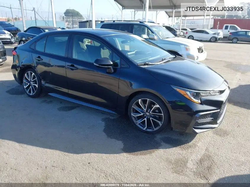 JTDS4RCEXLJ033935 2020 Toyota Corolla Se