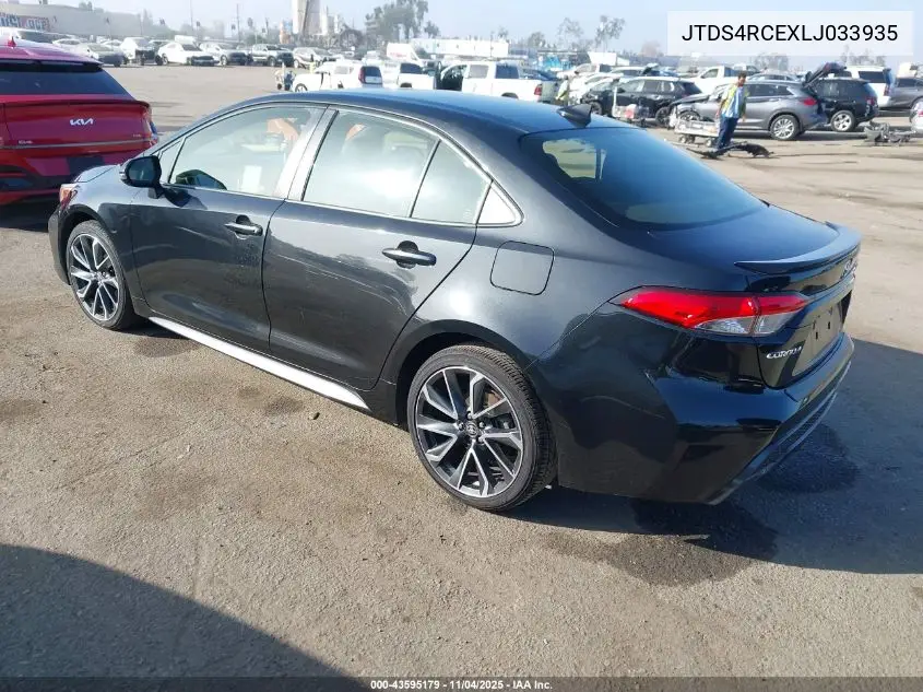 JTDS4RCEXLJ033935 2020 Toyota Corolla Se