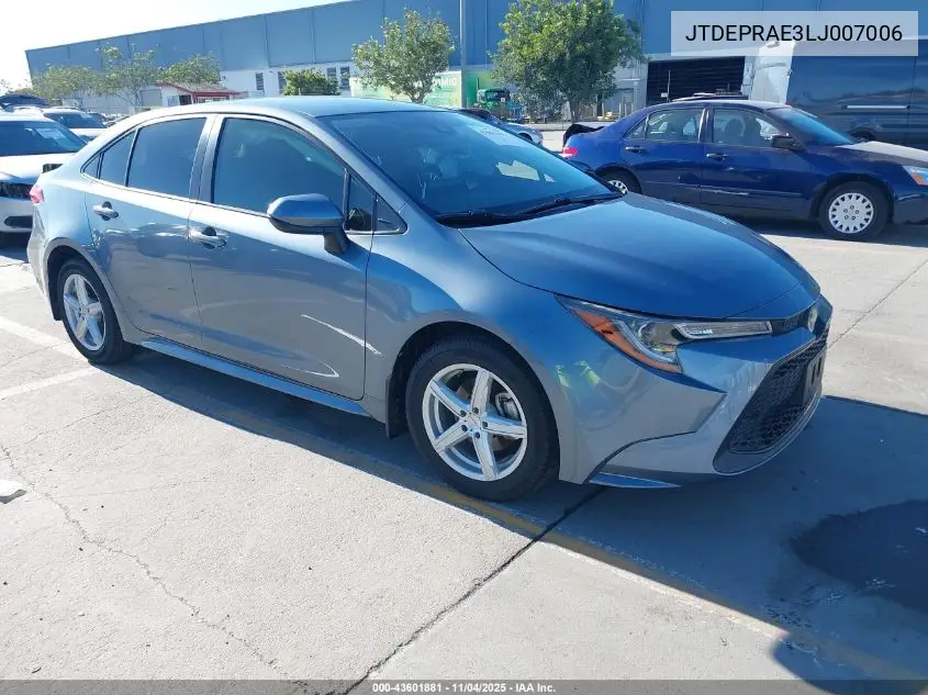 JTDEPRAE3LJ007006 2020 Toyota Corolla Le