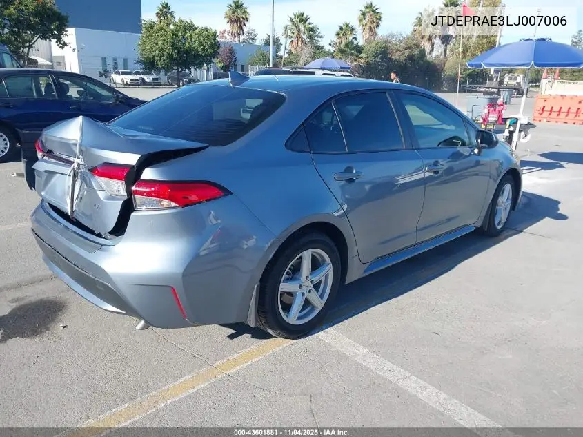 JTDEPRAE3LJ007006 2020 Toyota Corolla Le