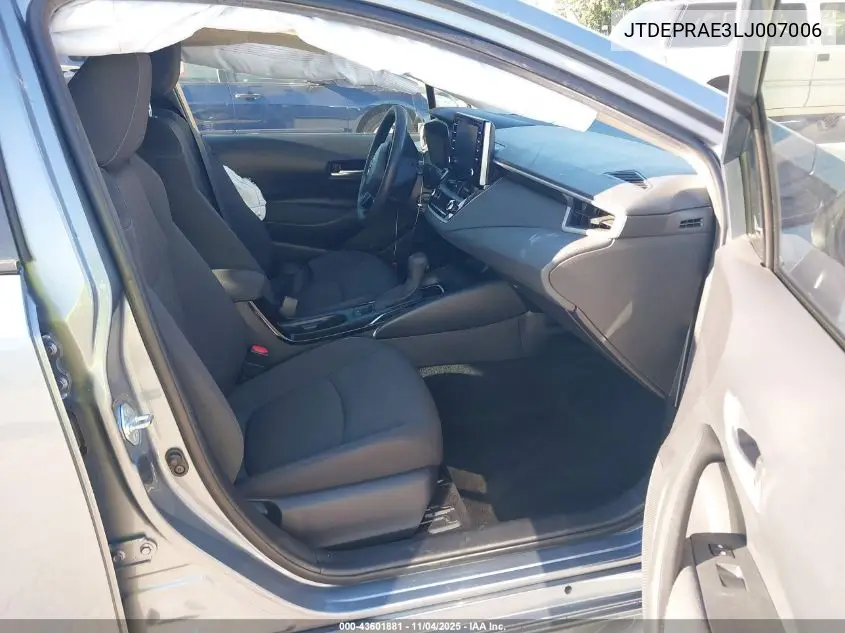 JTDEPRAE3LJ007006 2020 Toyota Corolla Le