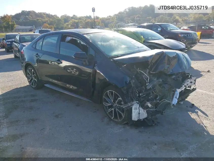 JTDS4RCE3LJ035719 2020 Toyota Corolla Se