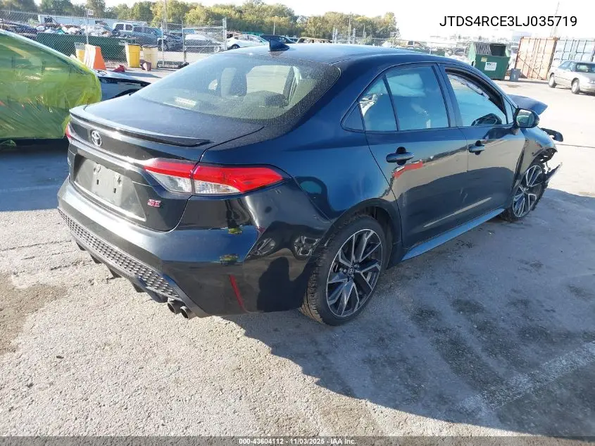 JTDS4RCE3LJ035719 2020 Toyota Corolla Se