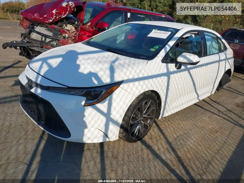 5YFEPRAE7LP054406 2020 Toyota Corolla Le