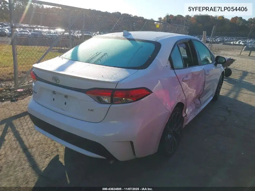 5YFEPRAE7LP054406 2020 Toyota Corolla Le