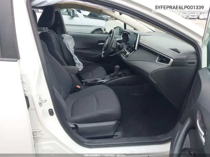 5YFEPRAE6LP001339 2020 Toyota Corolla Le