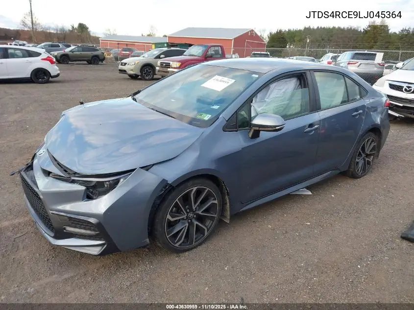 JTDS4RCE9LJ045364 2020 Toyota Corolla Se