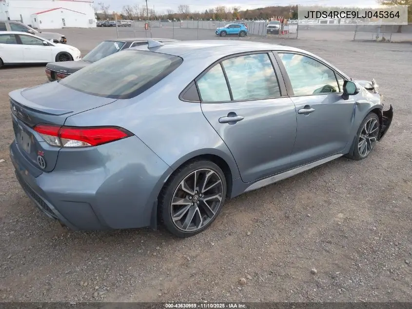 JTDS4RCE9LJ045364 2020 Toyota Corolla Se