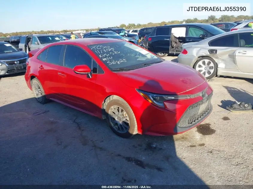 JTDEPRAE6LJ055390 2020 Toyota Corolla Le