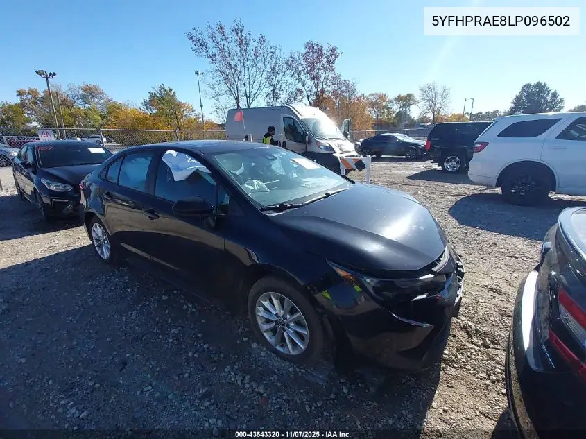 5YFHPRAE8LP096502 2020 Toyota Corolla Le