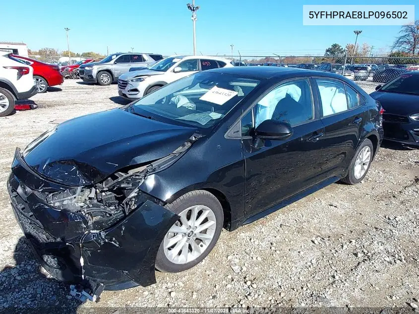 5YFHPRAE8LP096502 2020 Toyota Corolla Le