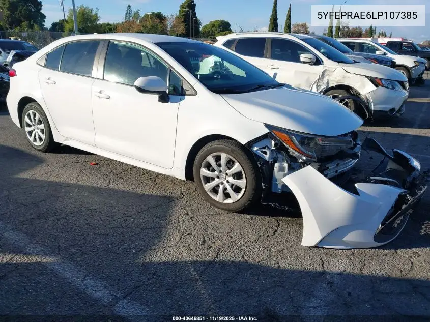 5YFEPRAE6LP107385 2020 Toyota Corolla Le
