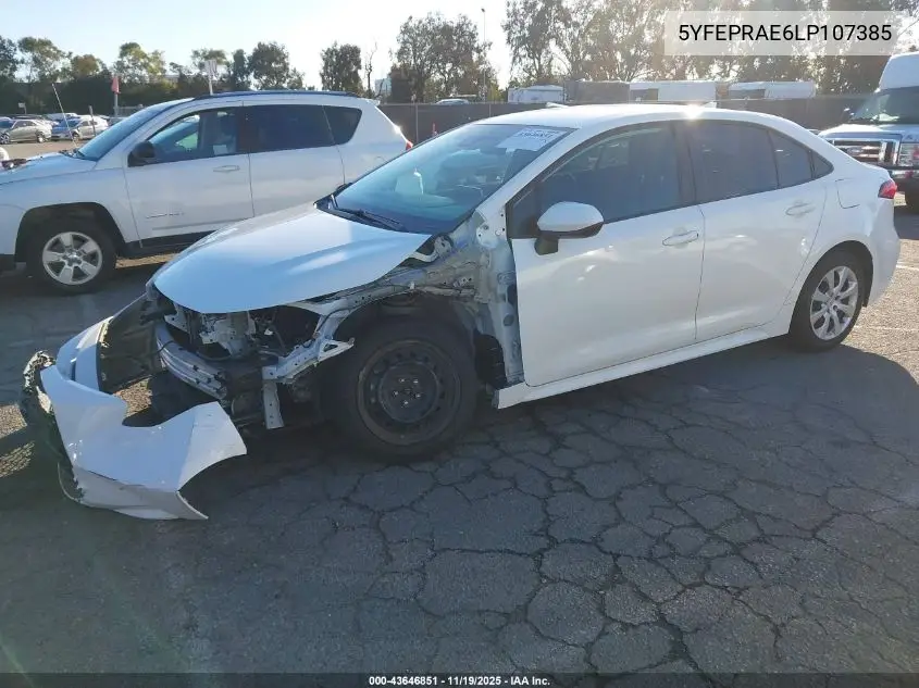 5YFEPRAE6LP107385 2020 Toyota Corolla Le