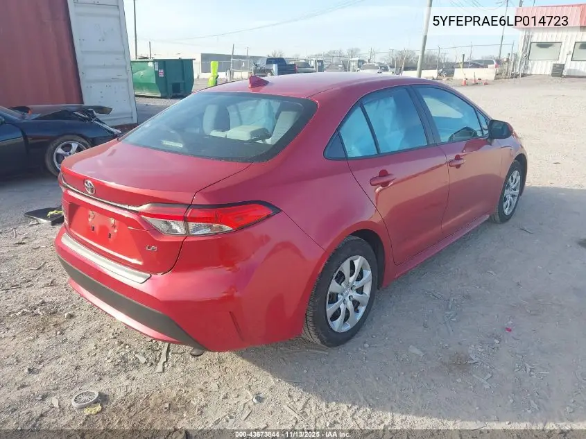 5YFEPRAE6LP014723 2020 Toyota Corolla Le