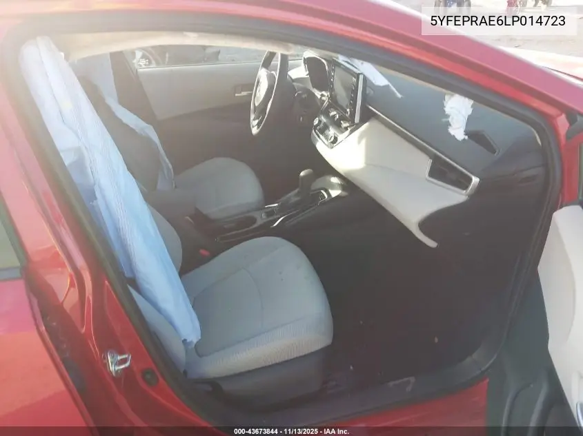 5YFEPRAE6LP014723 2020 Toyota Corolla Le