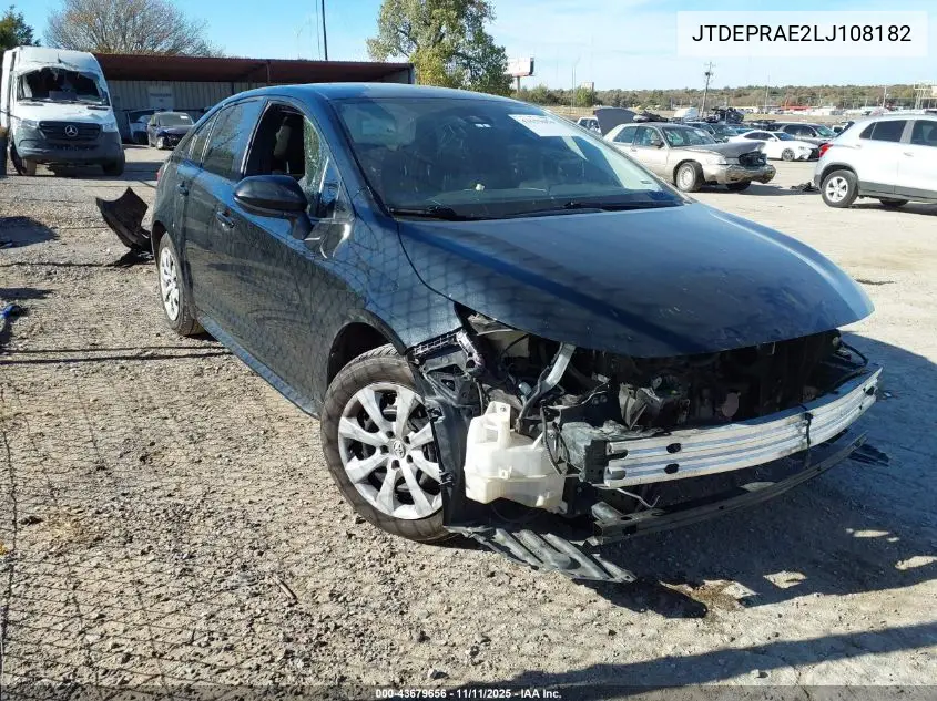 JTDEPRAE2LJ108182 2020 Toyota Corolla Le