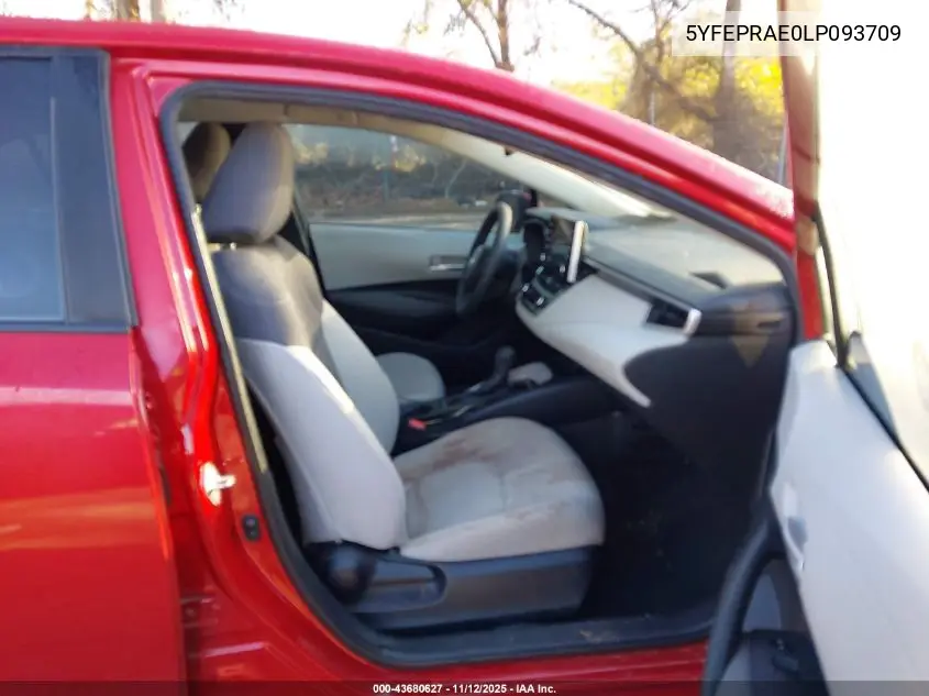 5YFEPRAE0LP093709 2020 Toyota Corolla Le
