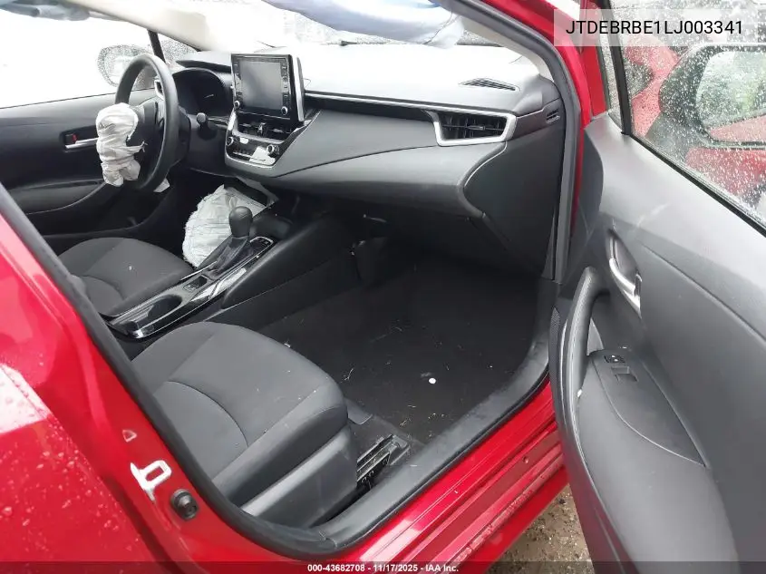 JTDEBRBE1LJ003341 2020 Toyota Corolla Hybrid Le
