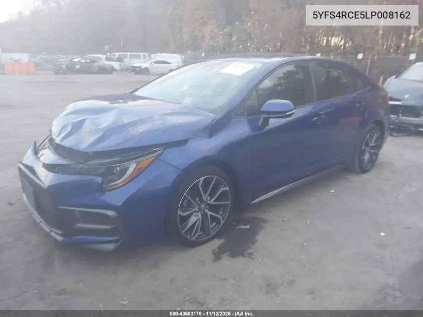 5YFS4RCE5LP008162 2020 Toyota Corolla Se