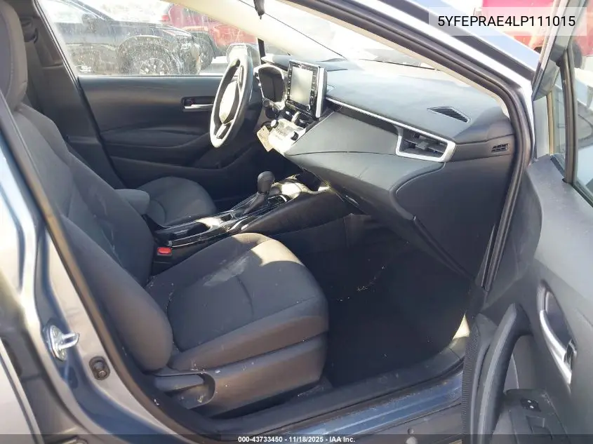 5YFEPRAE4LP111015 2020 Toyota Corolla Le