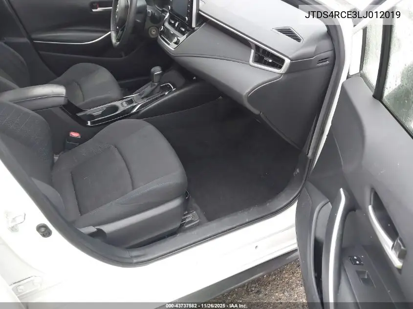 JTDS4RCE3LJ012019 2020 Toyota Corolla Se