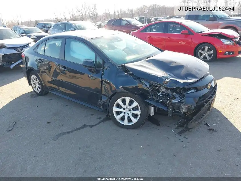 JTDEPRAE0LJ062464 2020 Toyota Corolla Le