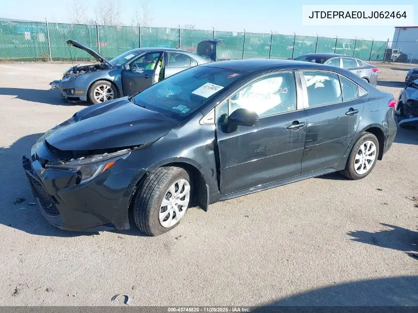 JTDEPRAE0LJ062464 2020 Toyota Corolla Le