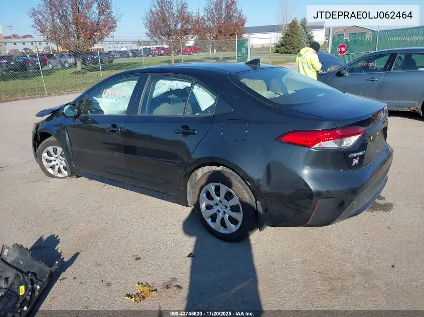 JTDEPRAE0LJ062464 2020 Toyota Corolla Le