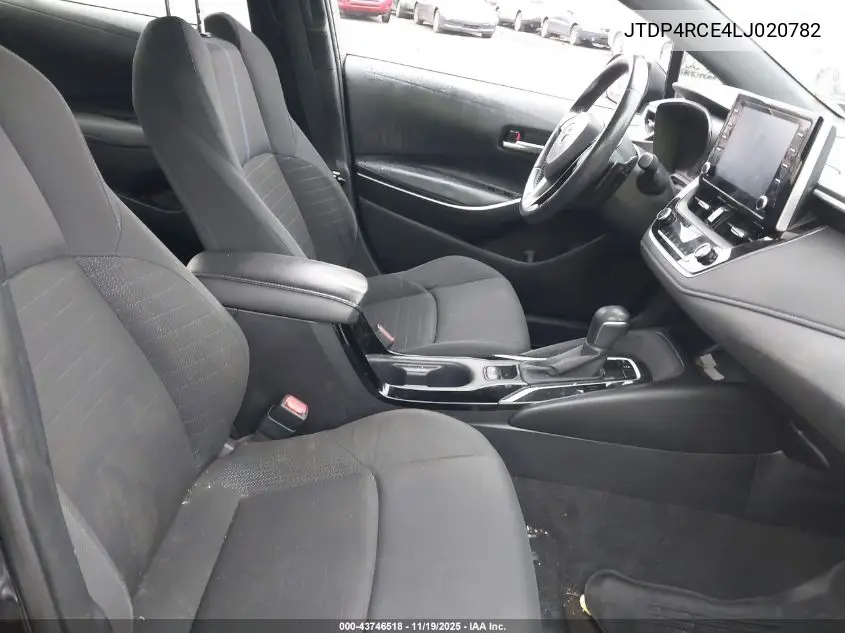 JTDP4RCE4LJ020782 2020 Toyota Corolla Se