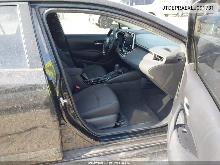 JTDEPRAEXLJ091731 2020 Toyota Corolla Le