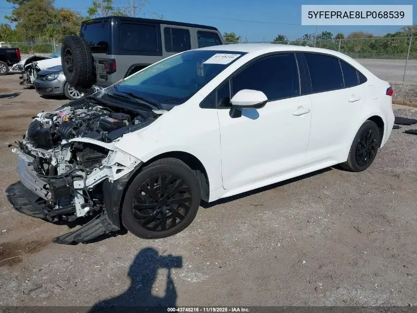 5YFEPRAE8LP068539 2020 Toyota Corolla Le