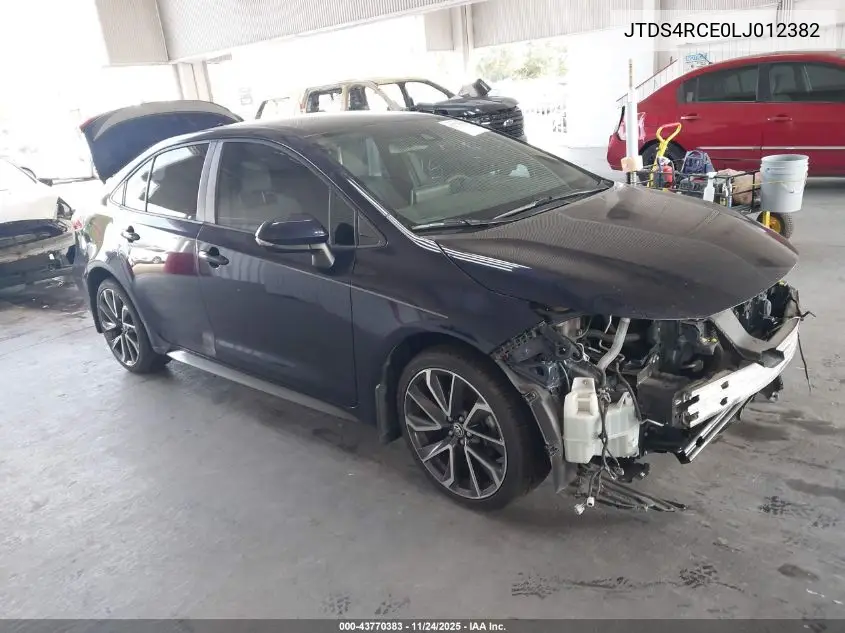 JTDS4RCE0LJ012382 2020 Toyota Corolla Se