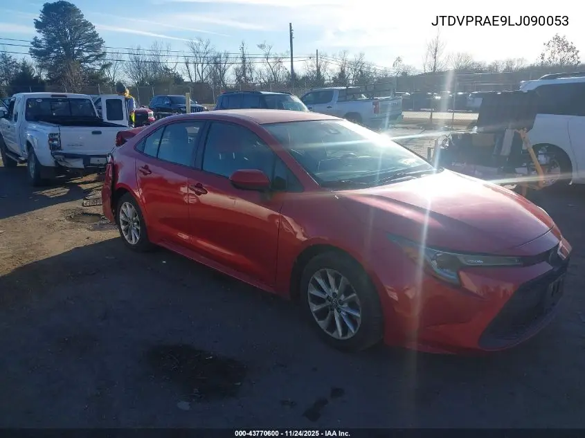 JTDVPRAE9LJ090053 2020 Toyota Corolla Le