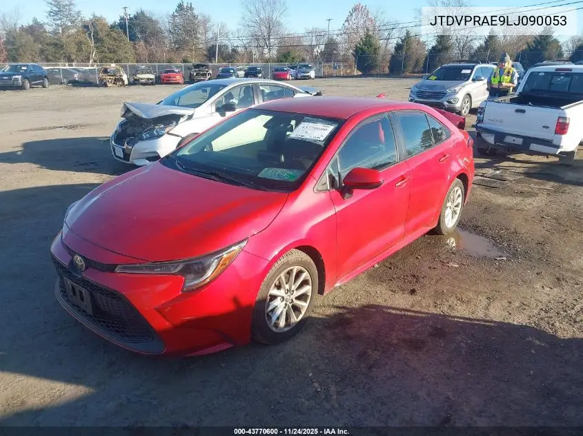 JTDVPRAE9LJ090053 2020 Toyota Corolla Le