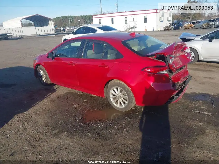 JTDVPRAE9LJ090053 2020 Toyota Corolla Le